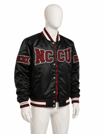 Men's North Carolina Central University Style Satin Jacket