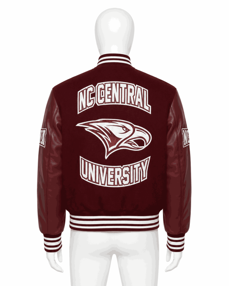 Men's North Carolina Central University Style Varsity Jacket