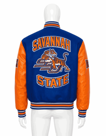 Men's Savannah State University Style Varsity Jacket