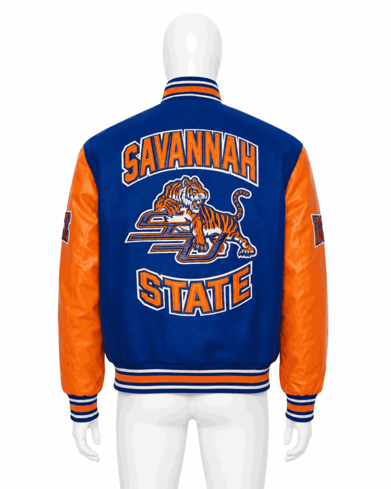 Men's Savannah State University Style Varsity Jacket