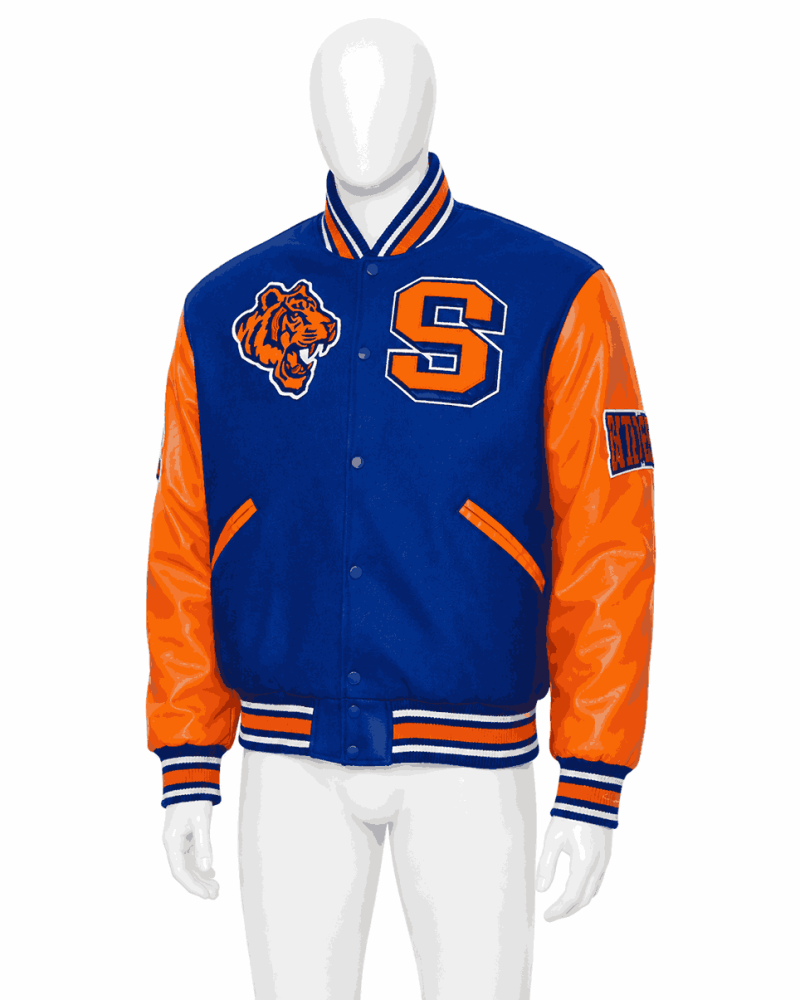 Men's Savannah State University Style Varsity Jacket