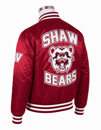 Men's Shaw University Style Satin Jacket