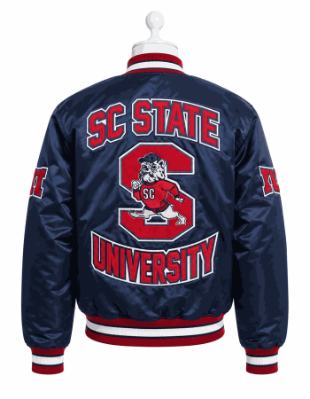 Men's South Carolina State University Style Satin Jacket