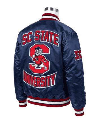 Men's South Carolina State University Style Satin Jacket