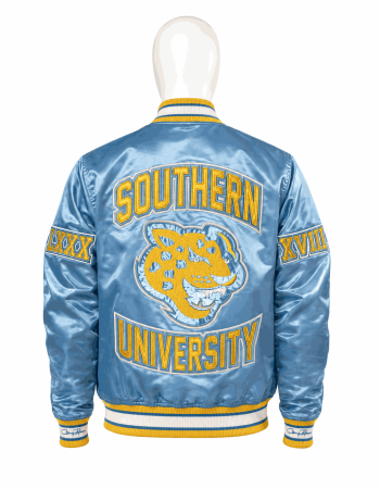 Men's Southern University Style Satin Jacket