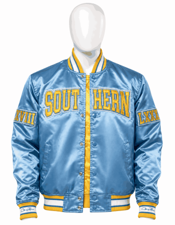Men's Southern University Style Satin Jacket