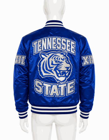 Men's Tennessee State University Style Satin Jacket