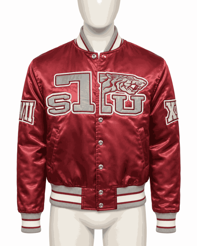 Men's Texas Southern University Style Satin Jacket