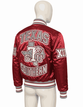 Men's Texas Southern University Style Satin Jacket