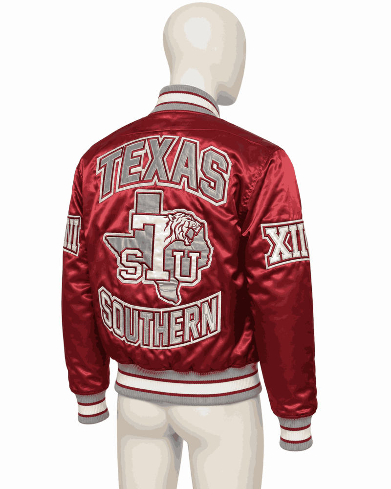 Men's Texas Southern University Style Satin Jacket