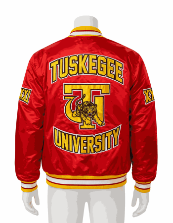 Men's Tuskegee University Style Satin Jacket