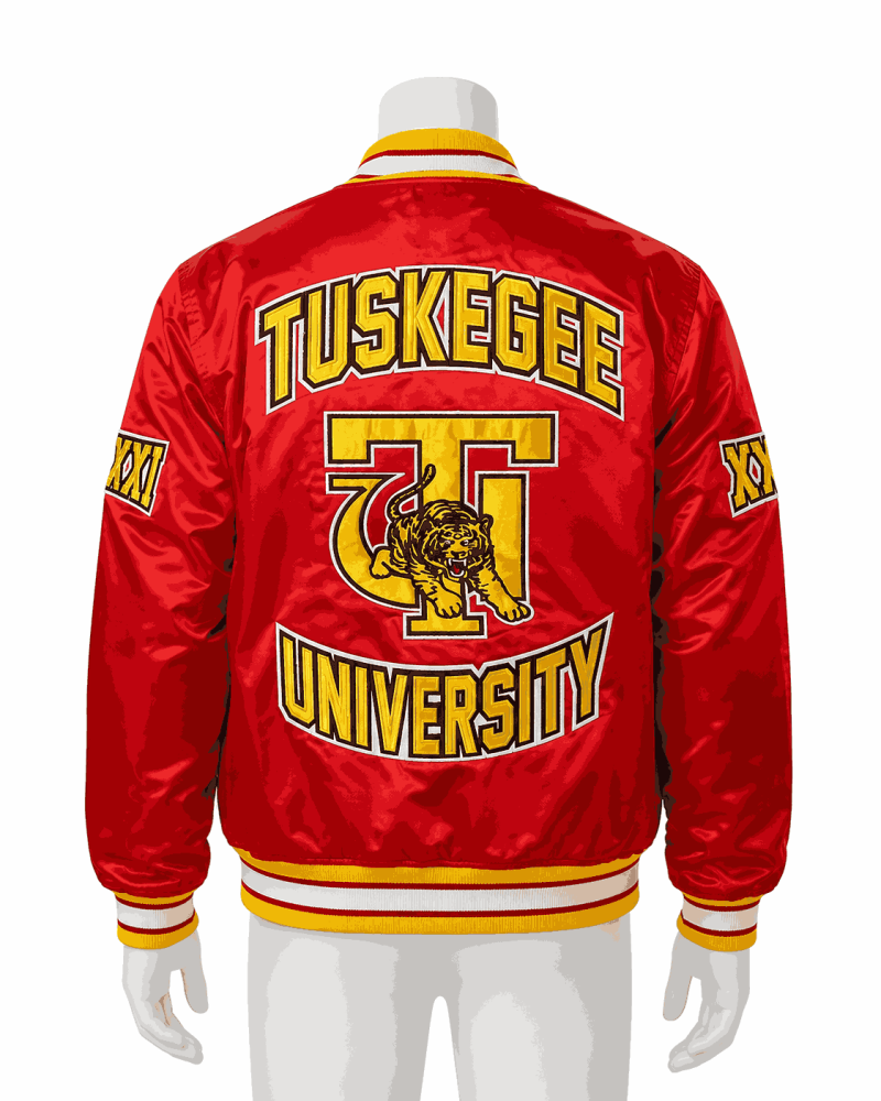 Men's Tuskegee University Style Satin Jacket