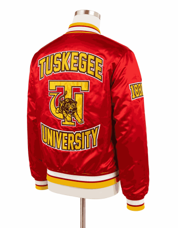 Men's Tuskegee University Style Satin Jacket