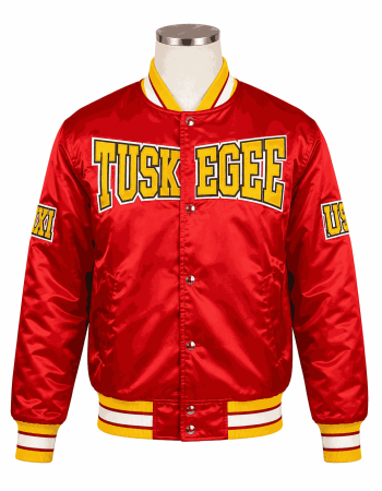 Men's Tuskegee University Style Satin Jacket