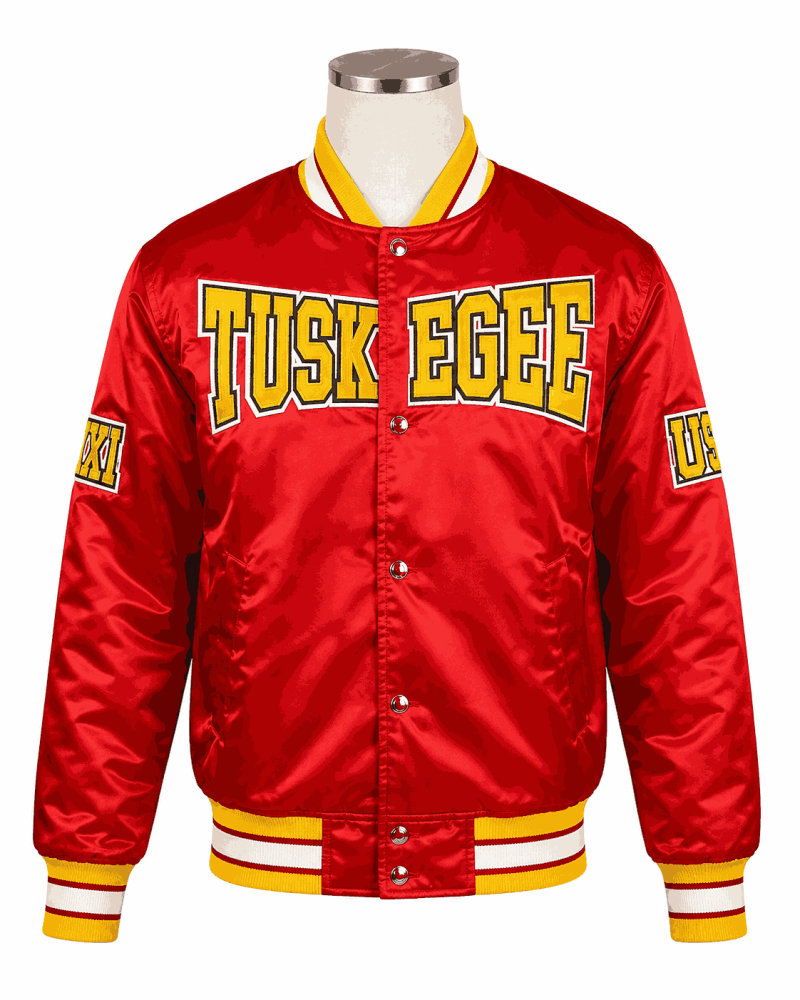 Men's Tuskegee University Style Satin Jacket