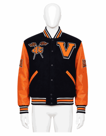Men's Virginia State University Style Varsity Jacket