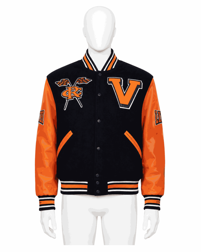 Men's Virginia State University Style Varsity Jacket