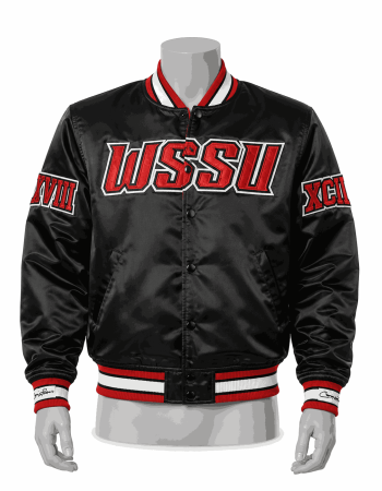 Men's Winston Salem State University Style Satin Jacket