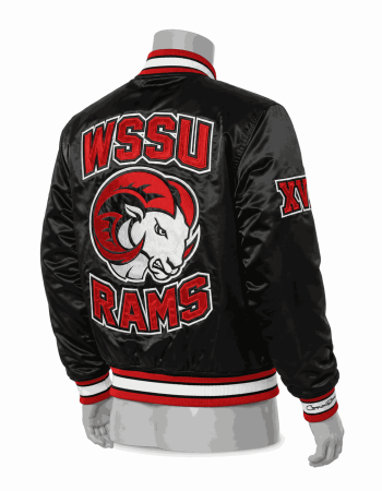 Men's Winston Salem State University Style Satin Jacket