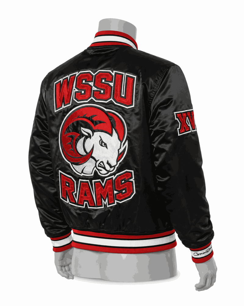 Men's Winston Salem State University Style Satin Jacket