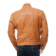 Mens Cafe Racer Leather Motorcycle Jacket