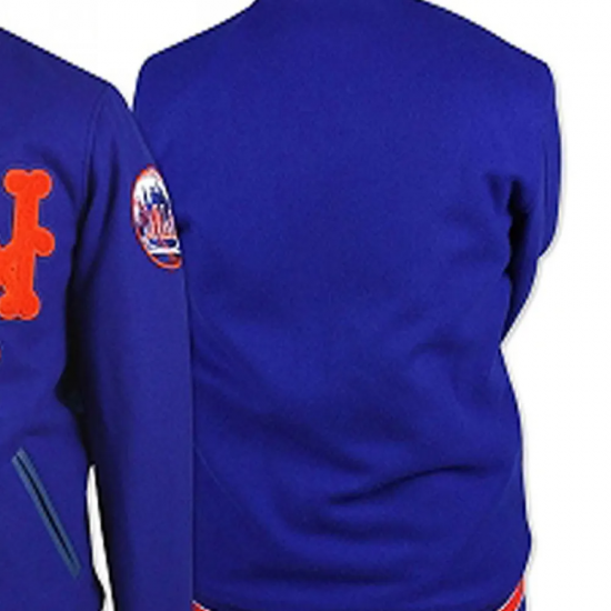 Men's Mets New York Blue Wool Jacket
