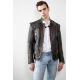 Mens 2 In 1 Thor Vintage Moto Quilted Leather Jacket