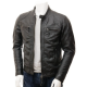 Mens Stunning Four Zipped Pockets Real Leather Biker Jacket