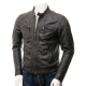 Mens Stunning Four Zipped Pockets Real Leather Biker Jacket