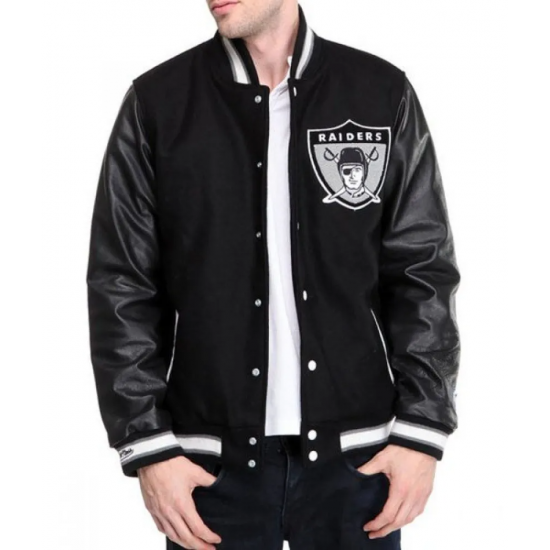 Men’s Oakland Raiders Varsity Jacket