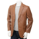 Men’s Ultimate Crossover Real Leather Blazer Jacket