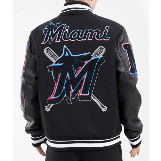 Miami Marlins Mash Up Varsity Jacket