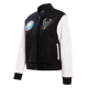Milwaukee Bucks Classic Black And White Wool Varsity Jacket