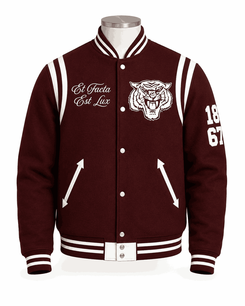 Morehouse College Varsity Maroon Style Jacket - Unisex