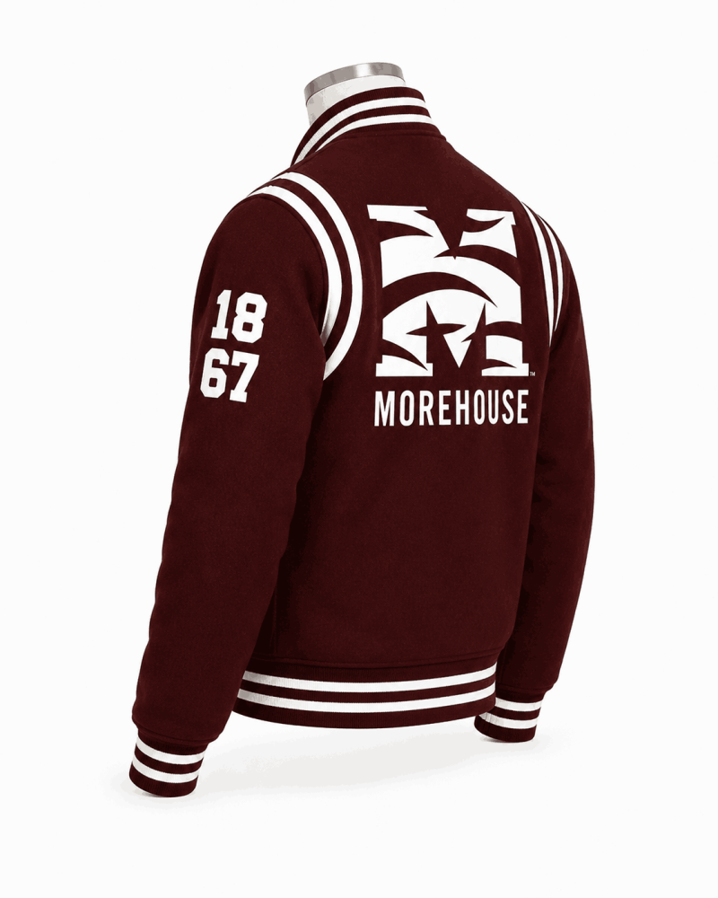 Morehouse College Varsity Maroon Style Jacket - Unisex