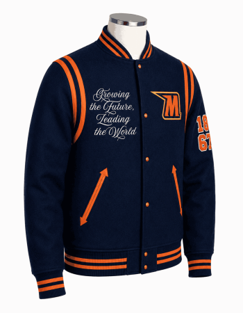 Morgan State University Style Varsity Jacket - Unisex