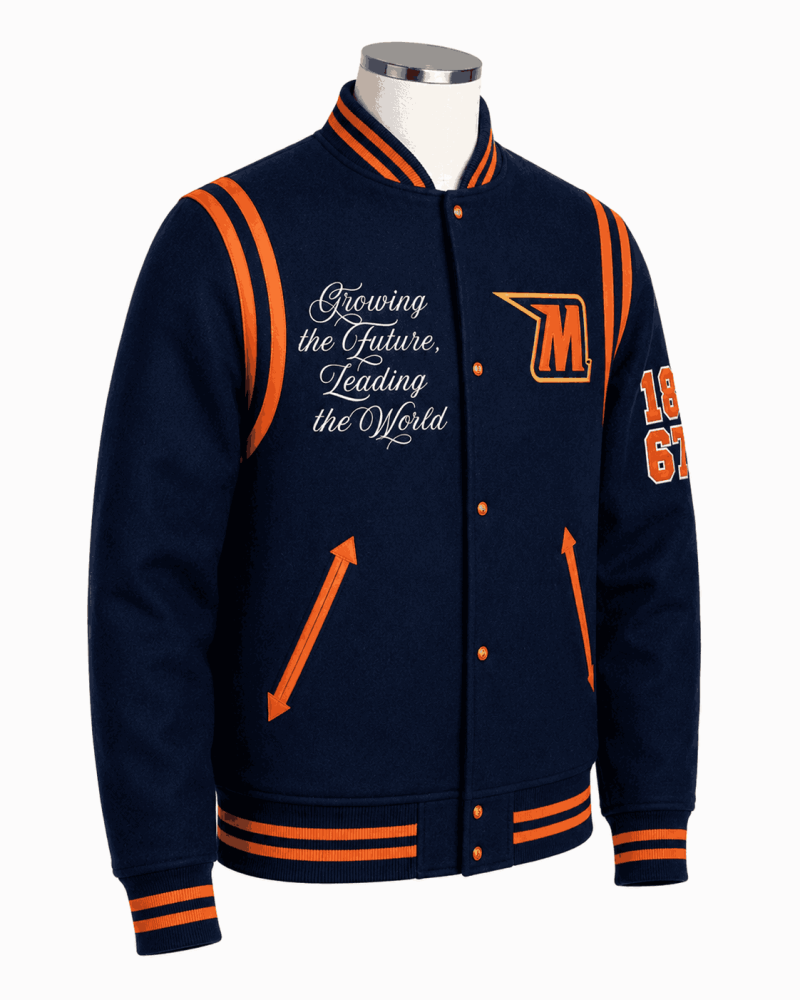 Morgan State University Style Varsity Jacket - Unisex
