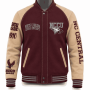 North Carolina Central Maroon Style Varsity Wool Jacket - Unisex