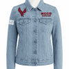 North Carolina Central Vintage Chenille Denim Jacket - Unisex