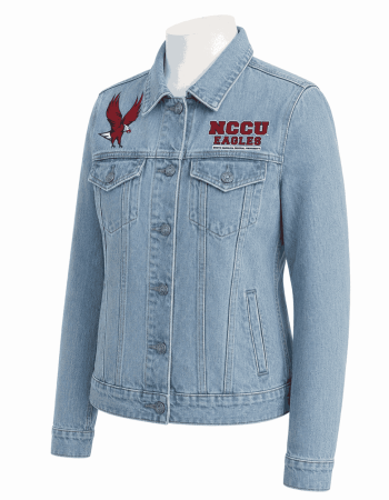 North Carolina Central Vintage Chenille Denim Jacket - Unisex North Carolina Central Vintage Chenille Denim Jacket - Unisex