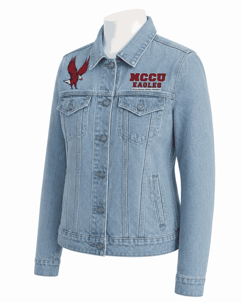 North Carolina Central Vintage Chenille Denim Jacket - Unisex North Carolina Central Vintage Chenille Denim Jacket - Unisex
