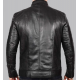 New Men Black Johnson Leather Jacket