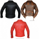 New Men's Classic Diamond Quilted Leather Jacket