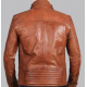 New Men's Edinburgh Brown Leather Jacket