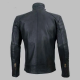 New Men's Hispar Black Moto Racer Jacket