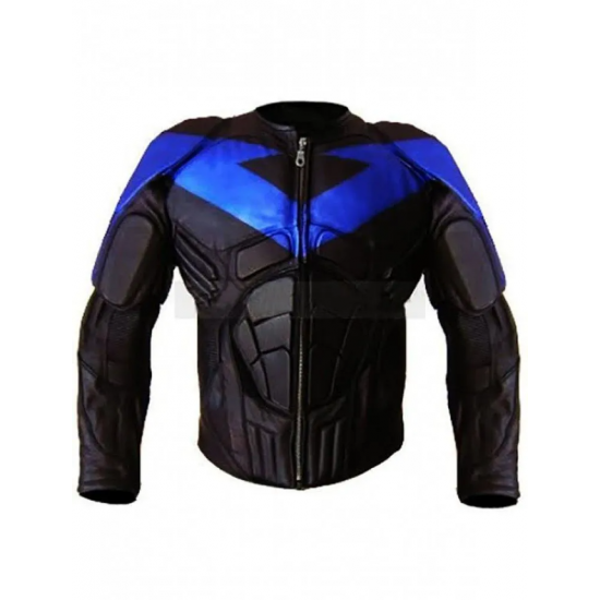 New Men's NightWing Motorcycle Leather Jacket