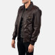 New Mens Stylish Design Four Pockets Real Leather Bomber Jacket