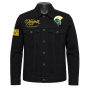 Norfolk State University Style Black Denim Jacket - Unisex