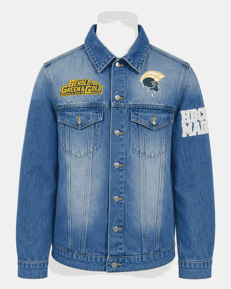Norfolk State University Style Denim Jacket - Unisex