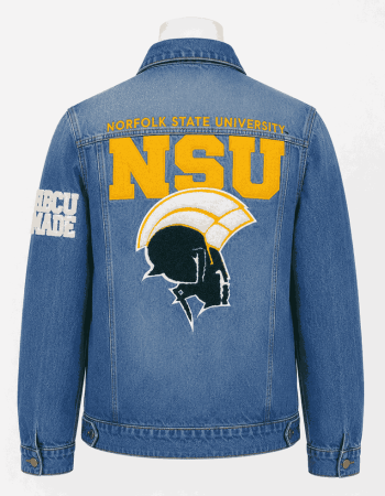 Norfolk State University Style Denim Jacket - Unisex